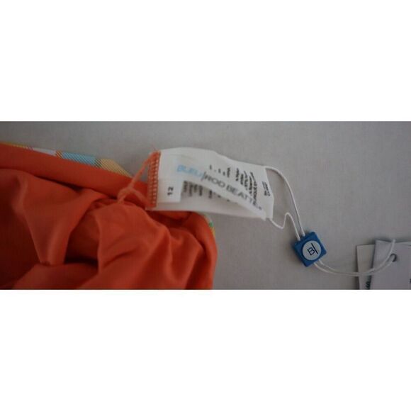 Bleu Rod Beattie RBHS22117 Sz 12 Multi Hip To Be Square Printed Bikini Set - Picture 8 of 14